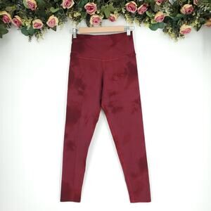 Electric & Rose Burgundy Tie Dye Leggings Size Medium